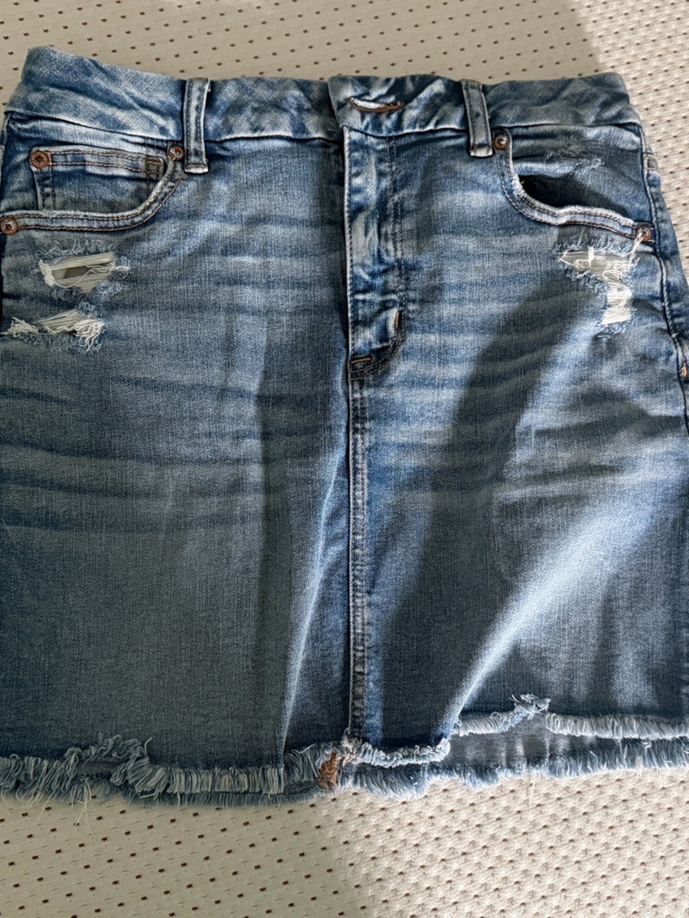 American Eagle Outfitters Light Blue Denim Mini Skirt